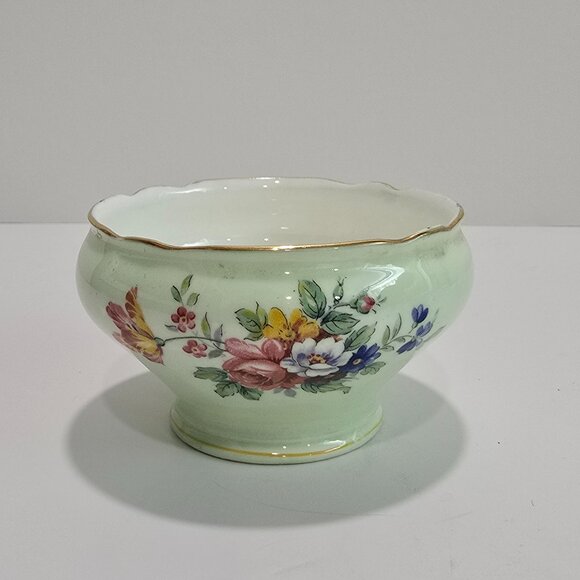 Aynsley - Vintage Bone China Sugar Bowl with Floral Design - Picture 1 of 7
